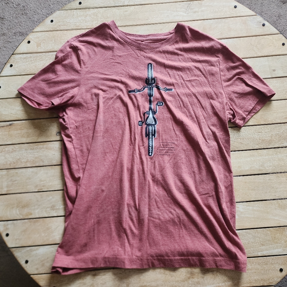 Top View Bike Graphic T-Shirt